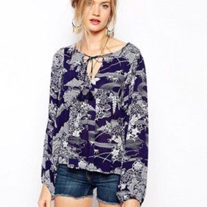 Ralph Lauren Denim & Supply Boho Long Sleeve Top